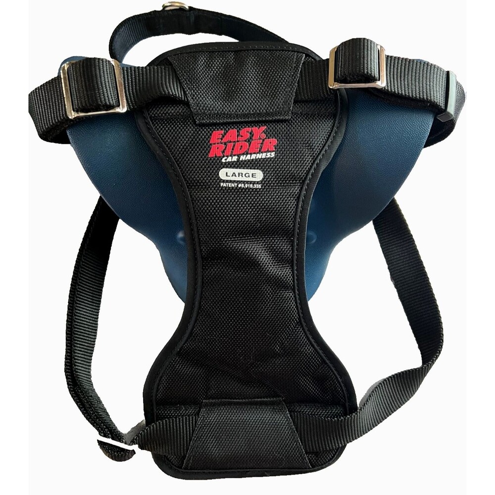 Easy Rider Black Gray Adjustable Dog Harness Size Large (26"-38") New NO BOX
